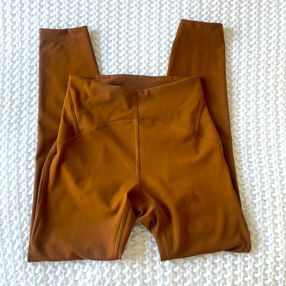 Size 4 Lululemon Instill High Rise 25”- Butternut Brown
